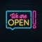 We Are Open Neon Sign - Imprint Now