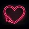 Red Love Heart Star Neon Sign - Imprint Now