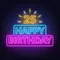25th Happy Birthday Neon Sign - Imprint Now