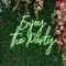 Enjoy The Party Neon Sign - Imprint Now