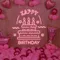 Big Happy Birthday Text with Cake Neon Sign - Imprint Now