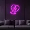 Scribble Dog Heart Neon Sign - Imprint Now
