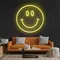 Yellow Neon Smile Sign - Imprint Now
