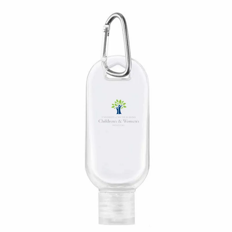 Sanitizer Bottles With Carabiner - Imprint Now