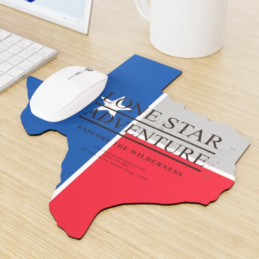 Custom Shape Die Cut Mouse Pad - Imprint Now
