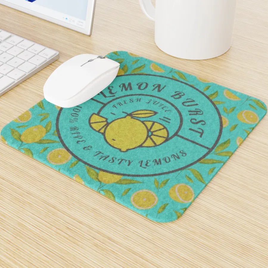 Custom Wool Felt Mouse Pad - Imprint Now