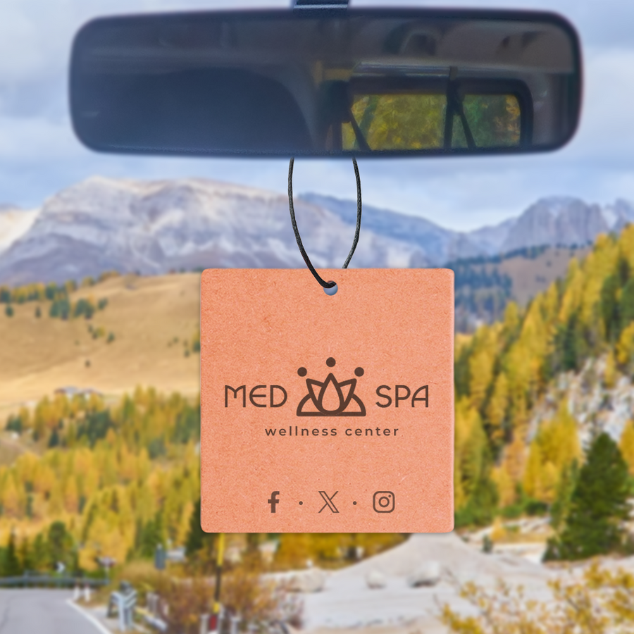 Eco Kraft Paper Air Freshener - Imprint Now