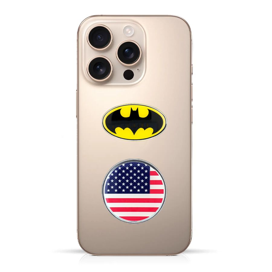 Phone Metal Badge Stickers - Imprint Now