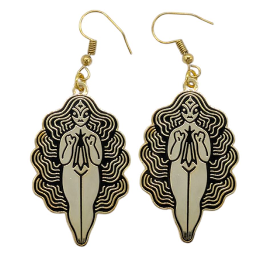 Hard Enamel Metal Earrings - Imprint Now