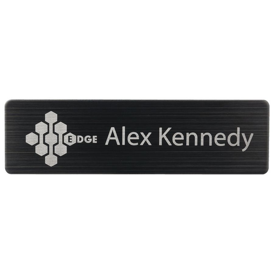 Engraved Metal Name Badges - Imprint Now