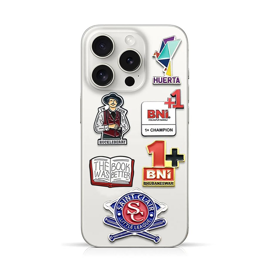 Soft Enamel Metal Sticker - Imprint Now