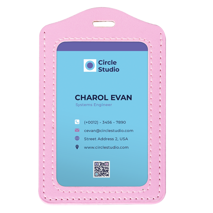 Custom PU Badge Holders - Imprint Now