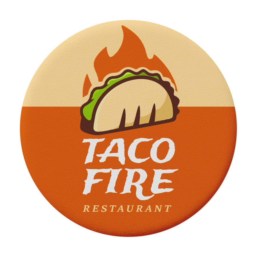 Woven Button Pins - Imprint Now