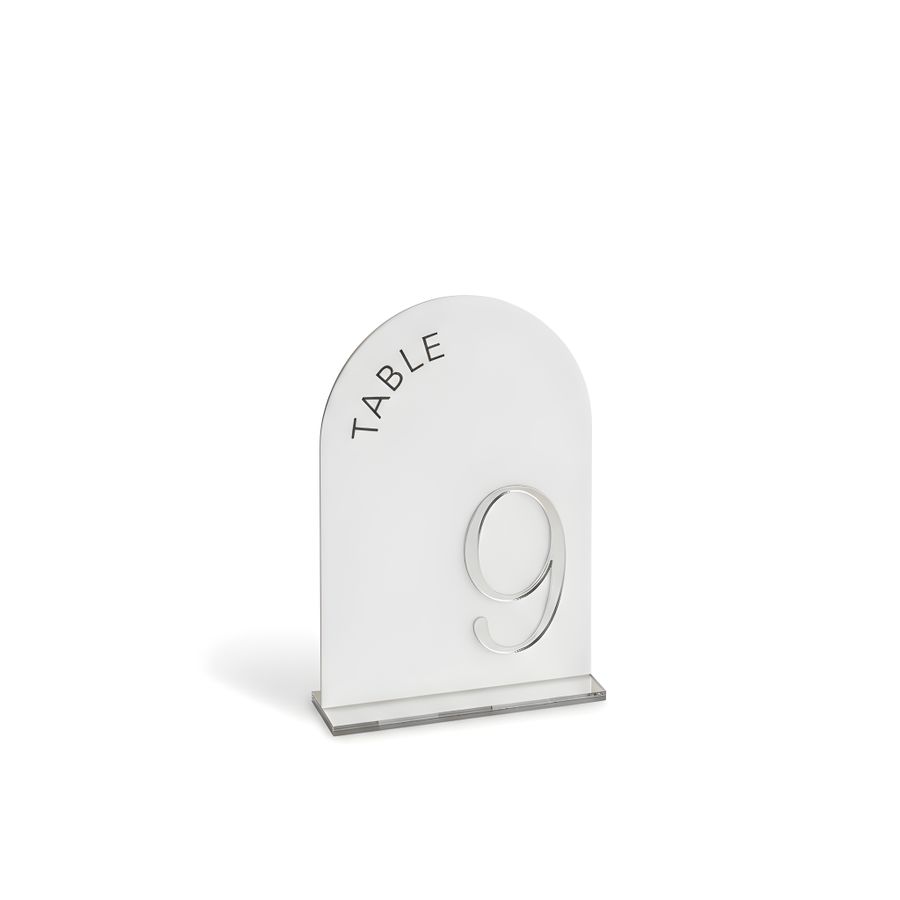 Metallic Table Numbers - Imprint Now