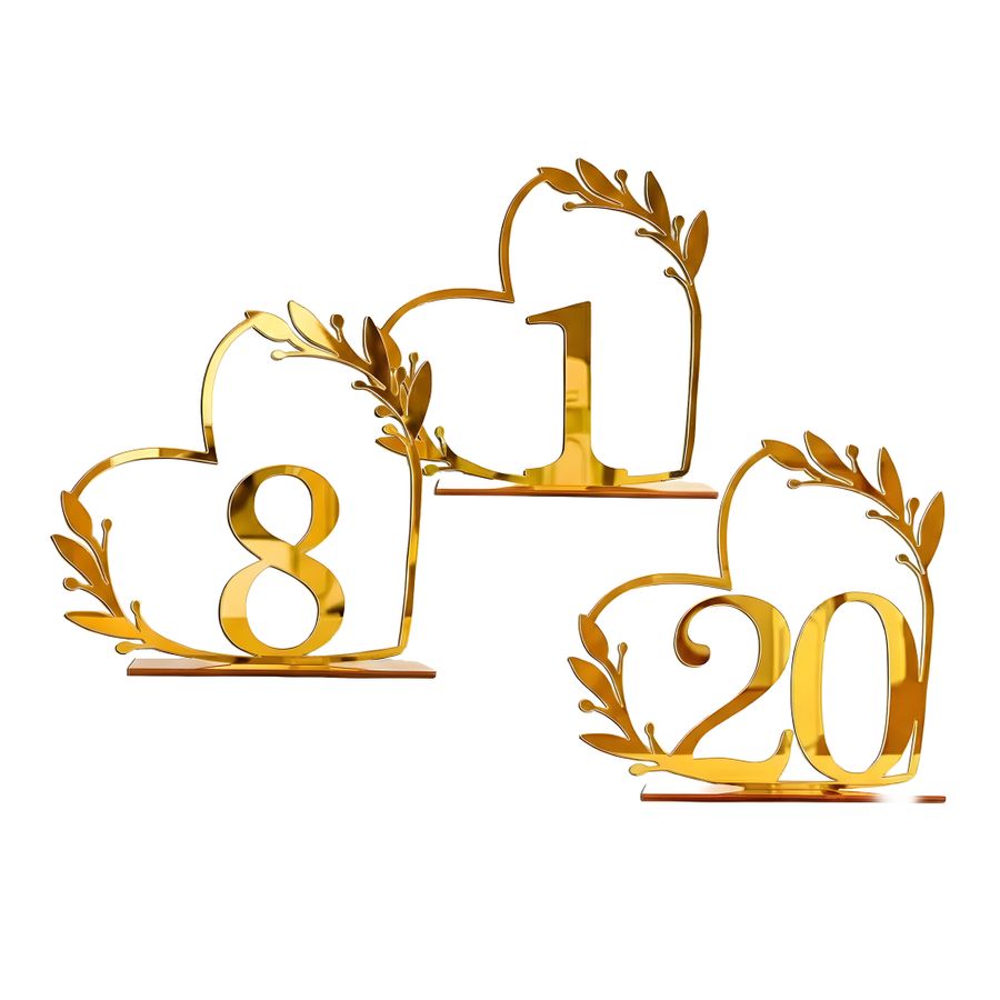Wedding Table Numbers - Imprint Now