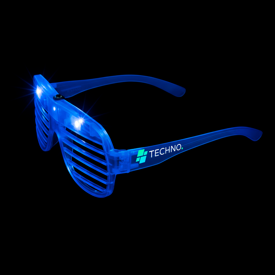 Light-Up LED Slotted Glasses - Imprint Now