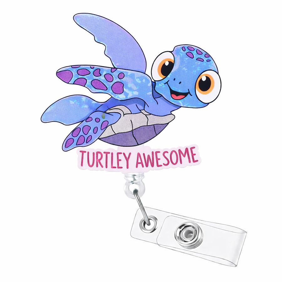 Custom Shape Acrylic Badge Reel - Imprint Now