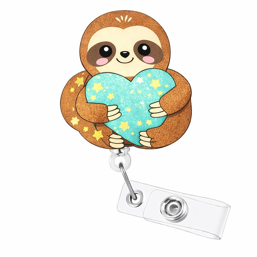 Custom Shape Acrylic Badge Reel - Imprint Now