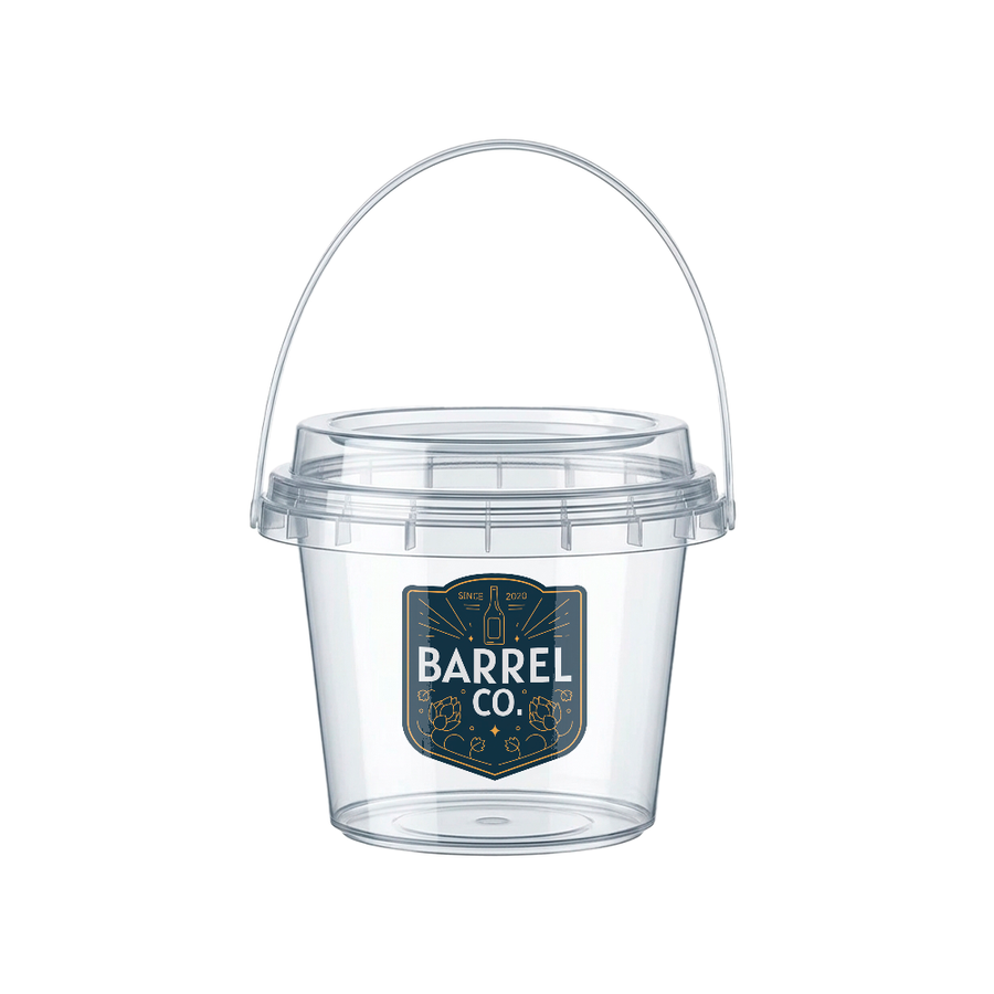 Premium Transparent Drink Buckets - Imprint Now