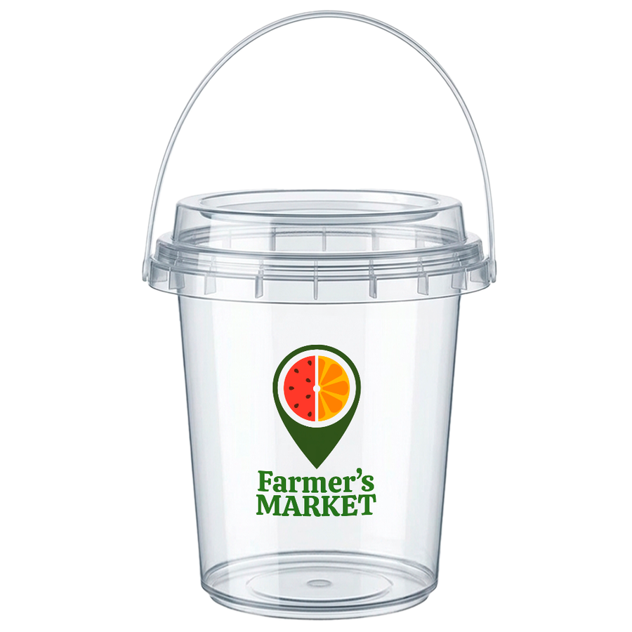 Premium Transparent Drink Buckets - Imprint Now