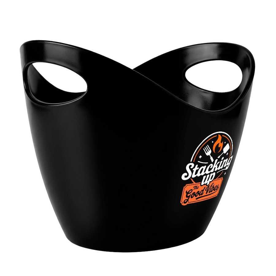 Curved Dual-Handle Drink Buckets - Imprint Now