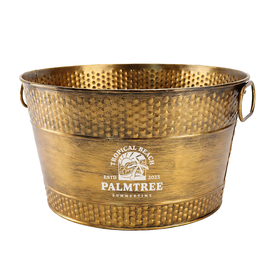 Galvanized Beverage & Ice Buckets - Imprint Now