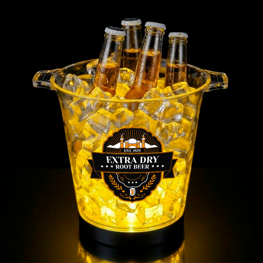 Multi-Color Light-Up Drink Buckets - Imprint Now