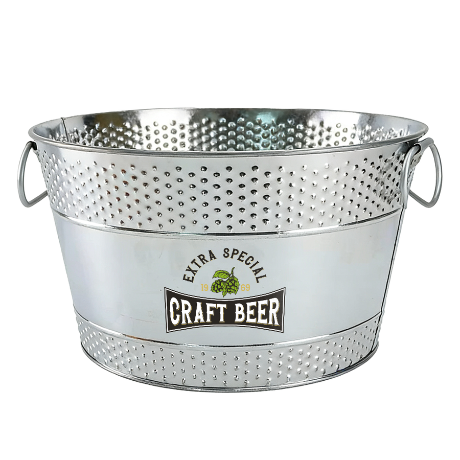 Galvanized Beverage & Ice Buckets - Imprint Now