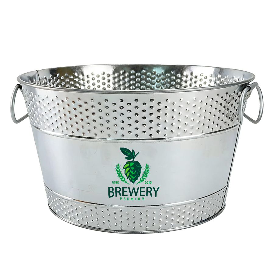 Galvanized Beverage & Ice Buckets - Imprint Now