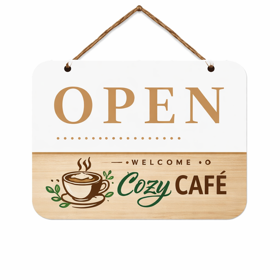 Plastic Hanging Door Signs - Imprint Now