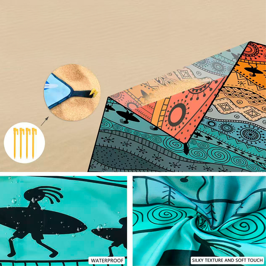 Windproof Beach Mats - Imprint Now