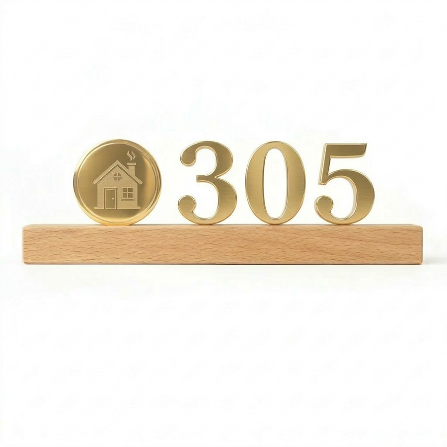 3D Wooden Door Signs - Imprint Now