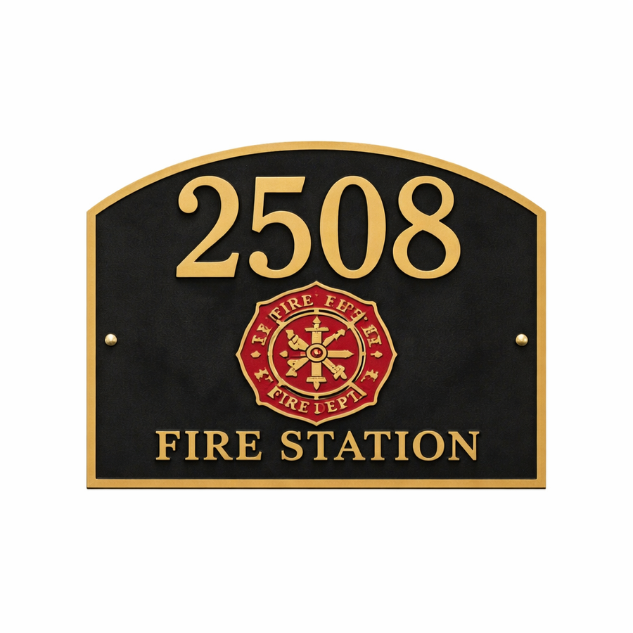 Cast Metal House Signs - Imprint Now