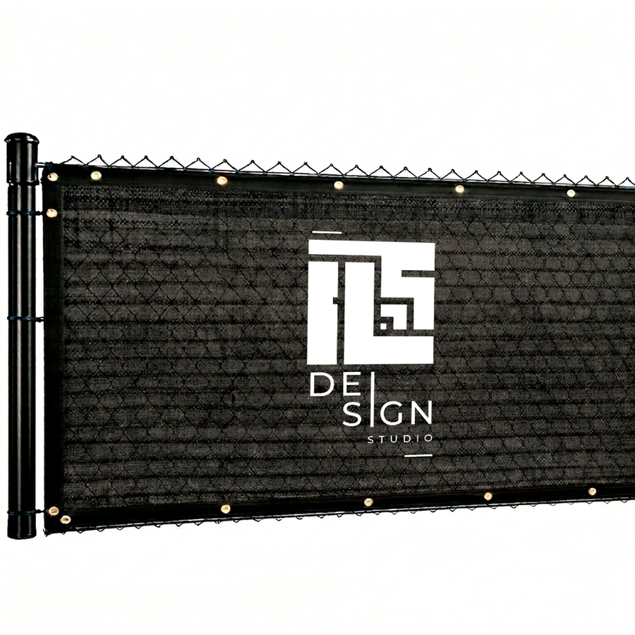 Custom 85% Blockage Fence Screen - Imprint Now