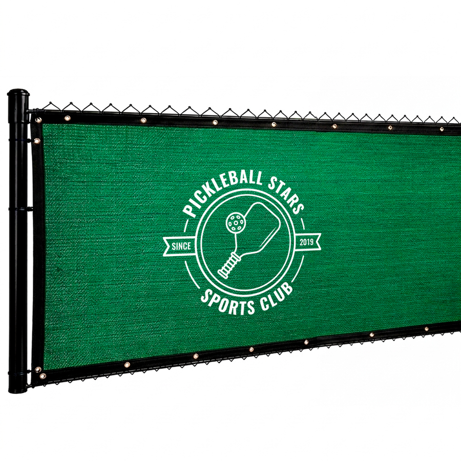 Custom 98% Blockage Fence Screen - Imprint Now