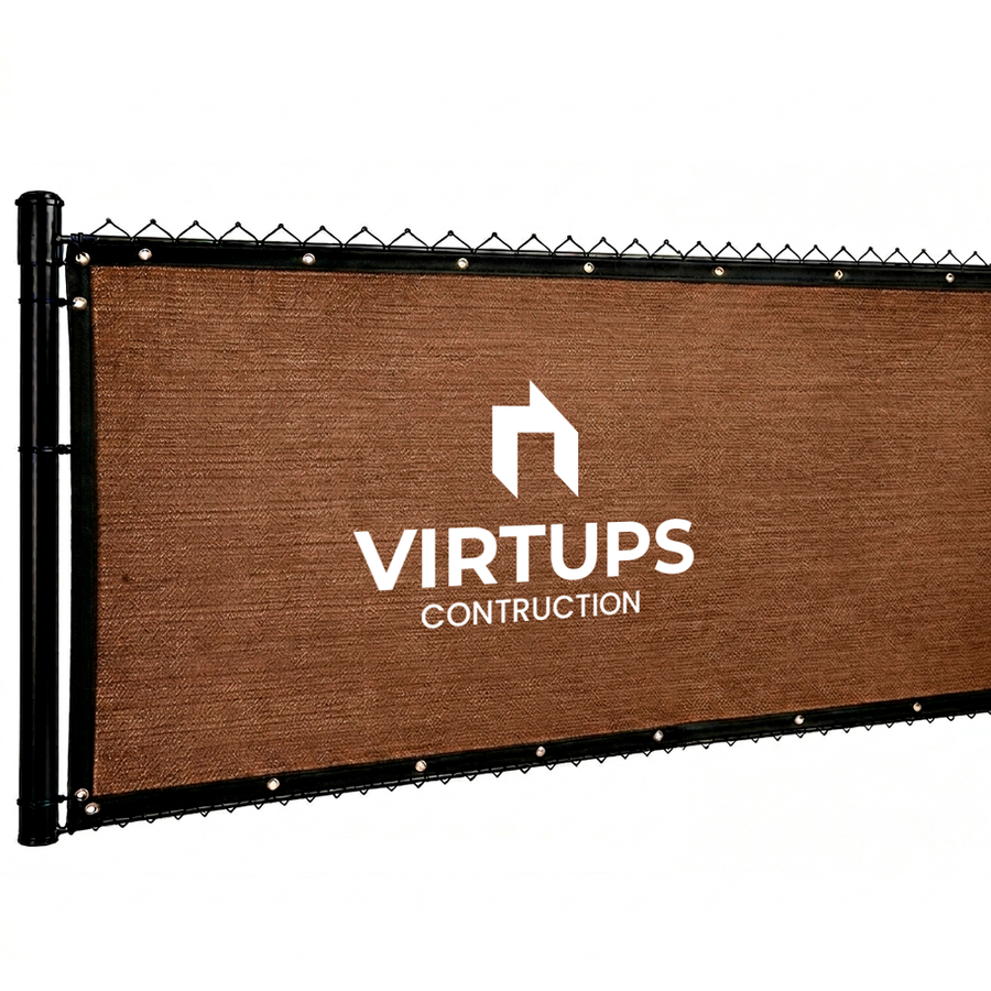 Custom 98% Blockage Fence Screen - Imprint Now