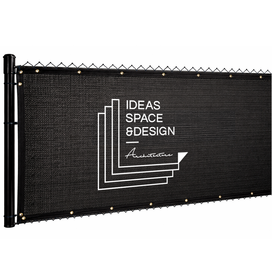 Custom 98% Blockage Fence Screen - Imprint Now