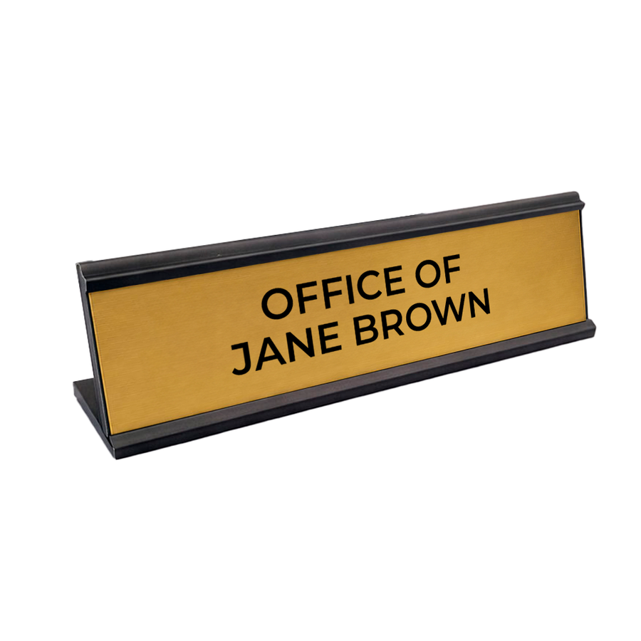 Metal Desktop Name Badges - Imprint Now