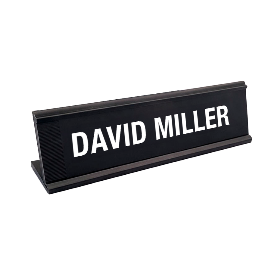 Metal Desktop Name Badges - Imprint Now