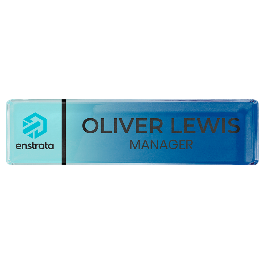 Acrylic Desktop Name Badges - Imprint Now