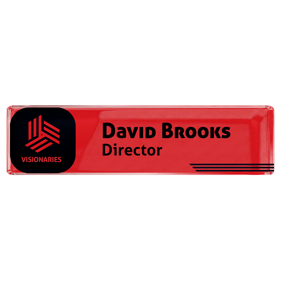 Acrylic Desktop Name Badges - Imprint Now