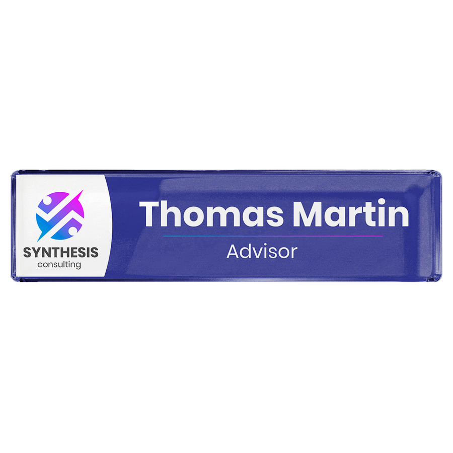 Acrylic Desktop Name Badges - Imprint Now