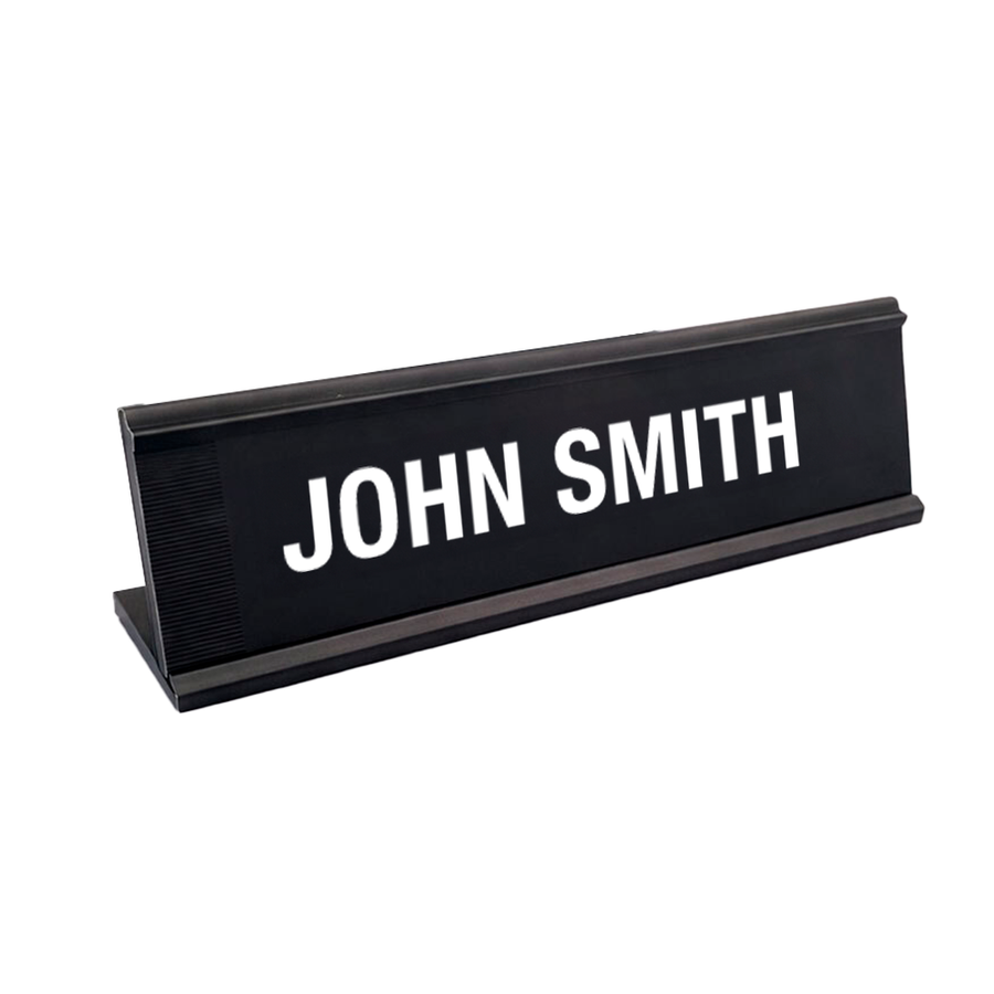 Metal Desktop Name Badges - Imprint Now