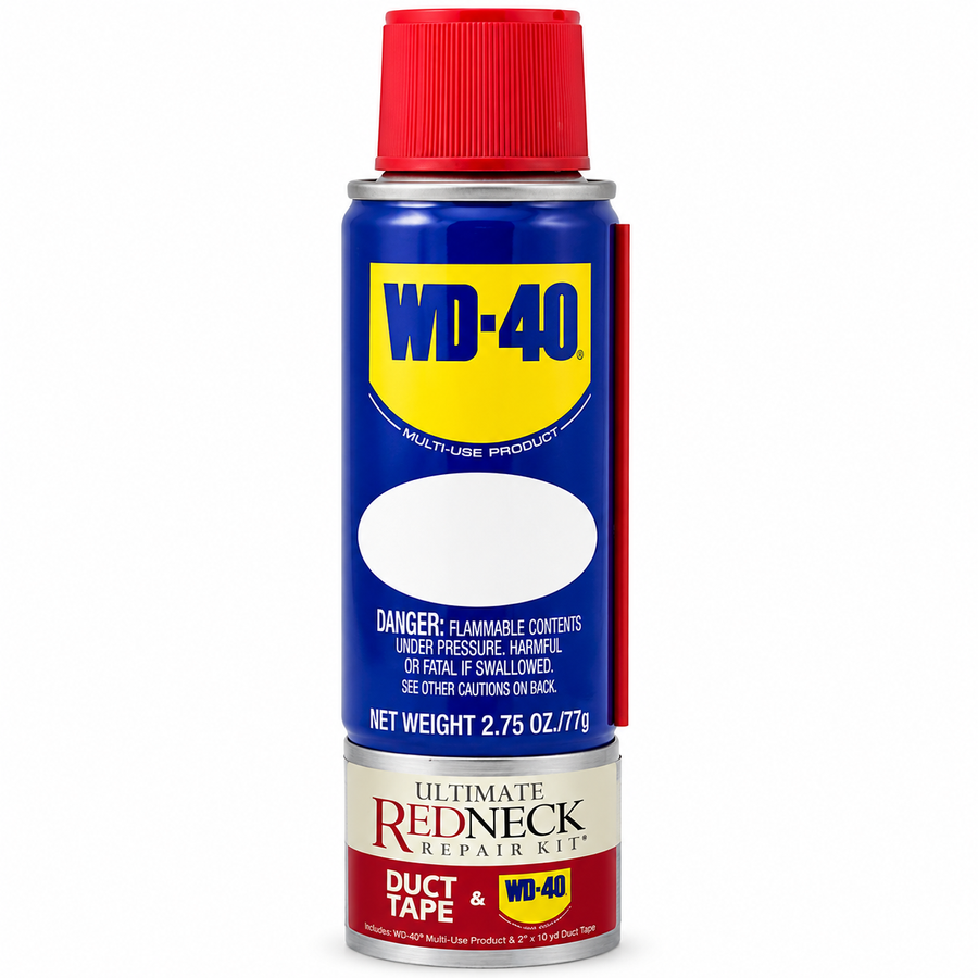 Ultimate Redneck Repair Kits, WD-40 2.75 oz Handy Cans and 6 yards of Duct Tapes - Imprint Now