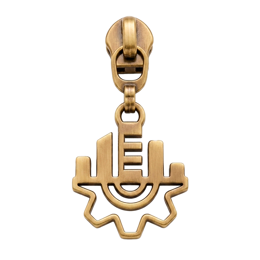 Die Struck Metal Zipper Pullers - Imprint Now