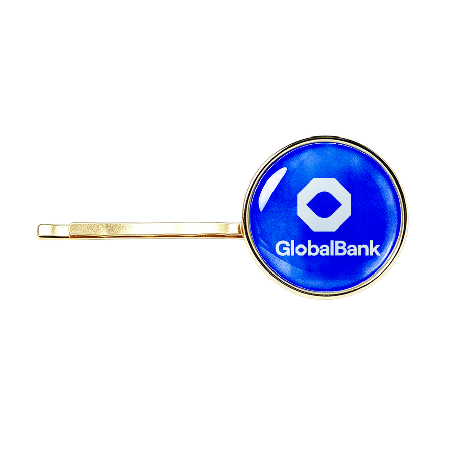 Epoxy Dome Metal Hair Clips - Imprint Now