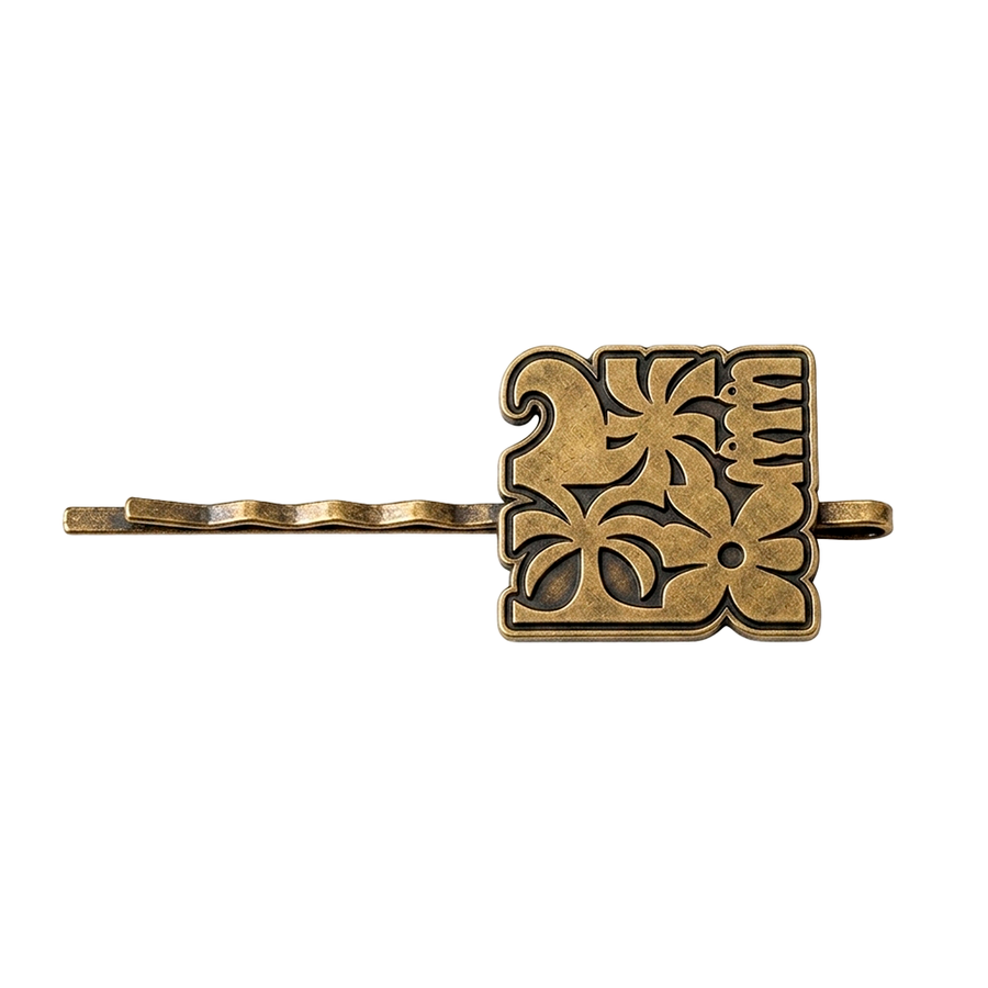 Die Struck Metal Hair Clips - Imprint Now