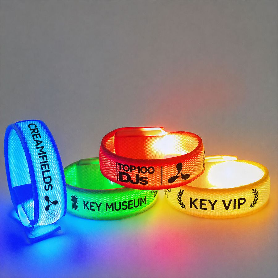 Glow Velcro Wristbands - Imprint Now