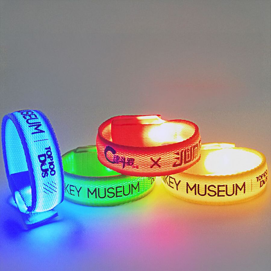 Glow Velcro Wristbands - Imprint Now
