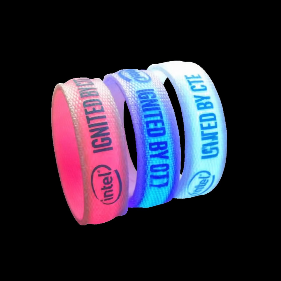 Glow Velcro Wristbands - Imprint Now